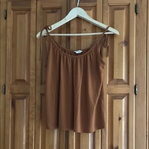 Madewell Relaxed Brown Sleeveless Camisole